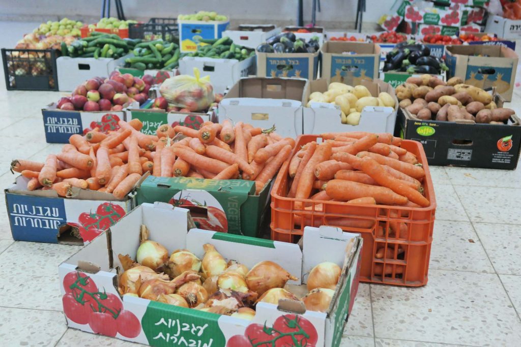 ירקות ממוינים למשלוח